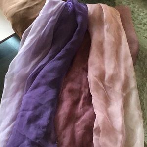 Vintage Ombré Silk Scarfs